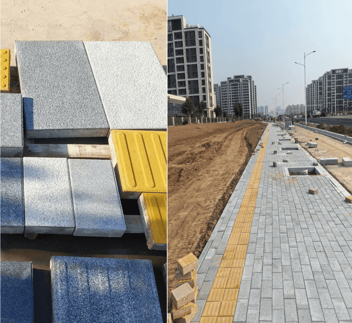 芝麻灰仿石透水砖、芝麻白仿石透水砖 3